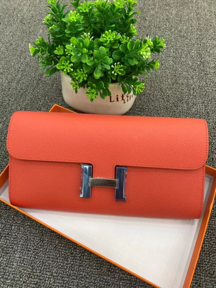 Epsom Leather H Bucket Wallet