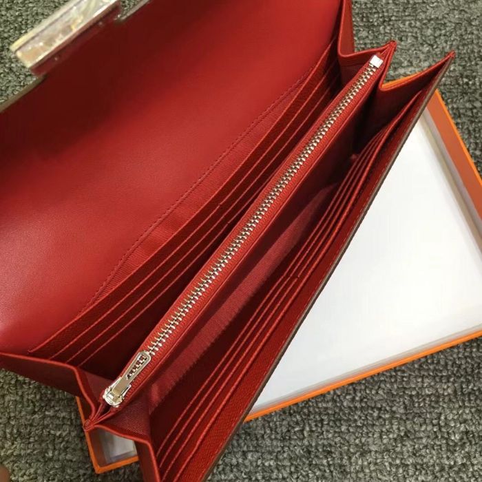 Epsom Leather H Bucket Wallet
