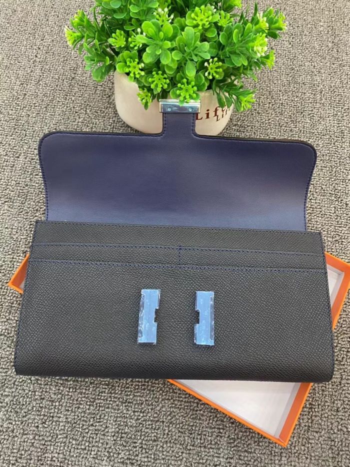 Epsom Leather H Bucket Wallet