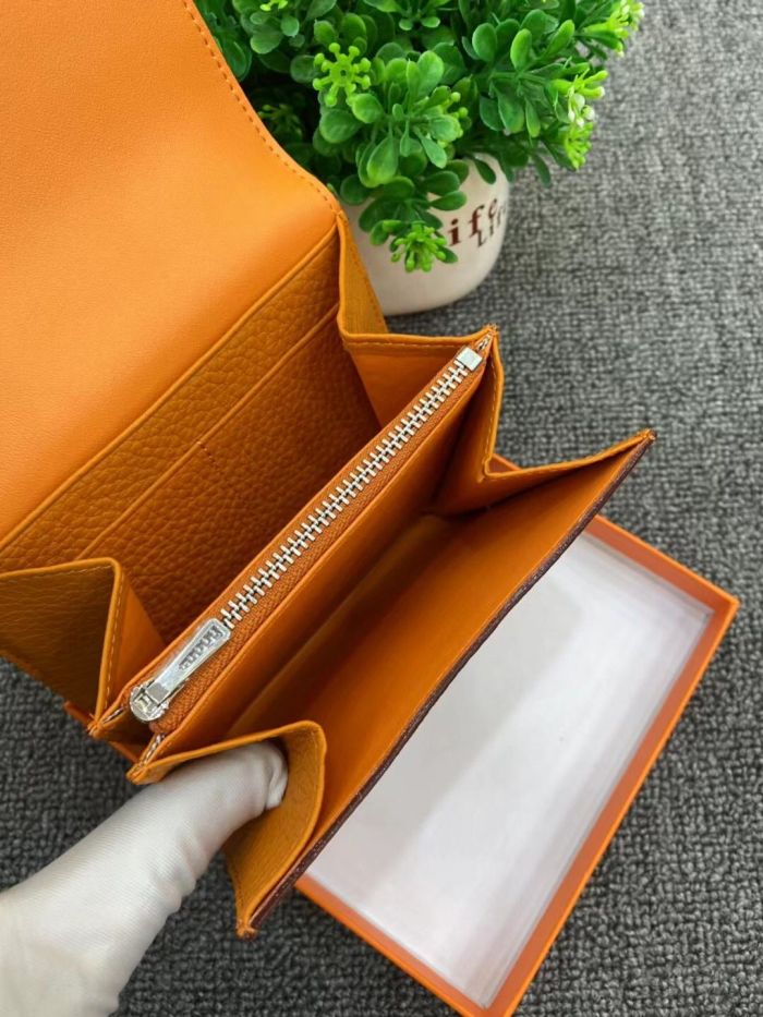 Togo Leather Designer Wallet