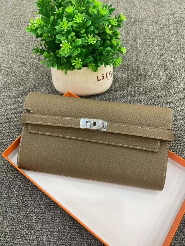Genuine Togo Leather Women Purse