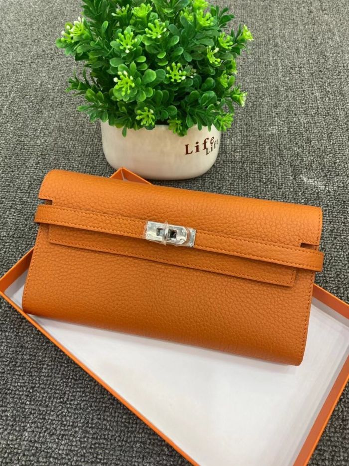 Genuine Togo Leather Women Purse