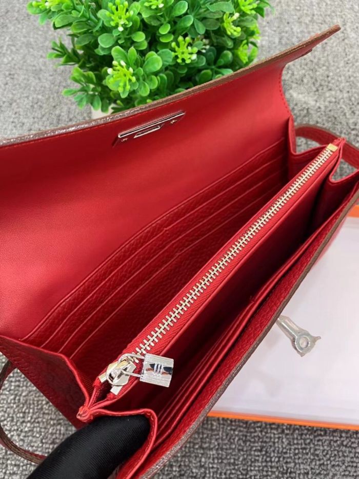 Genuine Togo Leather Women Purse