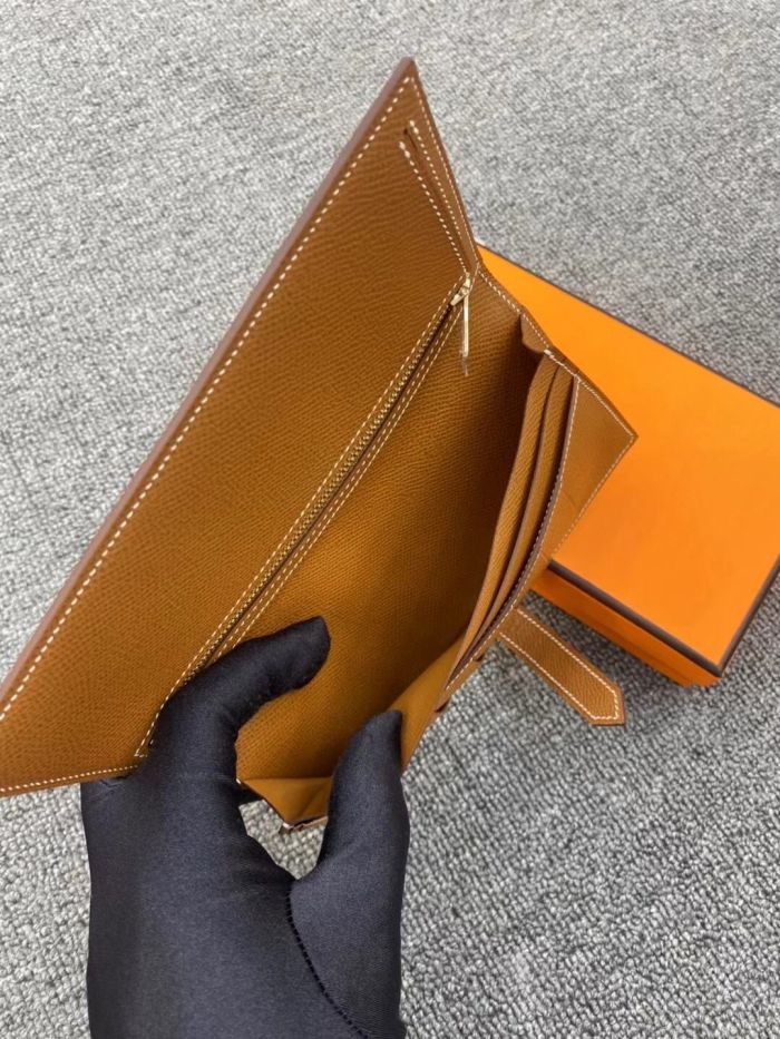 Handmade Epsom Leather Bifold Wallet