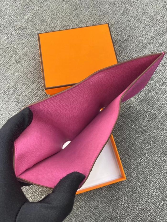 Handmade Togo Leather Trifold Wallet