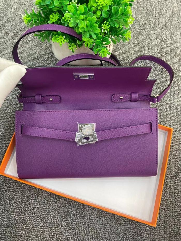 Genuine Epsom Leather Shoulder Bag