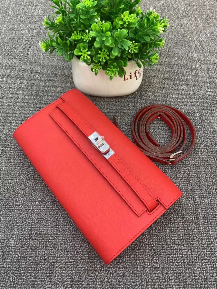 Genuine Epsom Leather Shoulder Bag