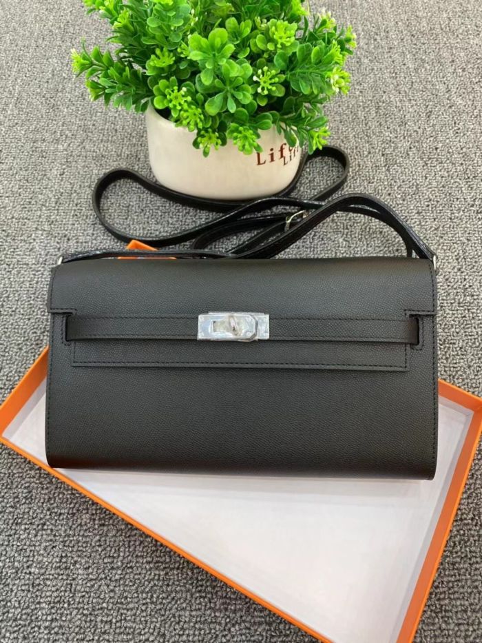 Genuine Epsom Leather Shoulder Bag