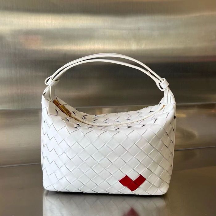 Genuine Lambskin Leather Nimi Wallace Bag Designer Woven Tote Bag