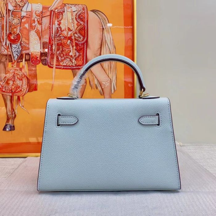 Luxury Epsom Leather Handbag 19cm 22cm 25cm 28cm