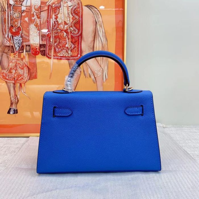 Luxury Epsom Leather Handbag 19cm 22cm 25cm 28cm