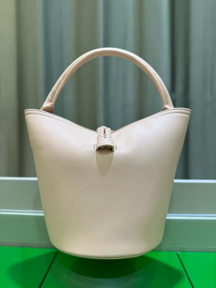 Genuine Leather Bucket Bag