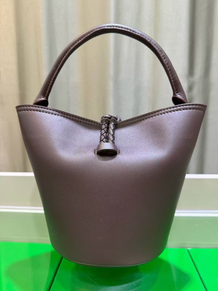 Genuine Leather Bucket Bag