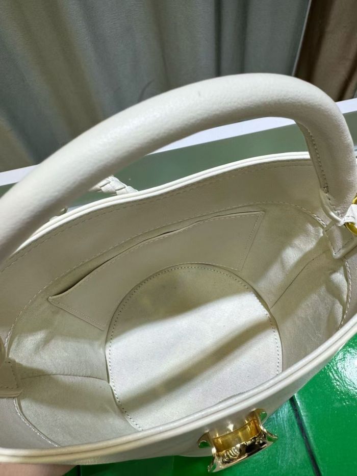 Genuine Leather Bucket Bag