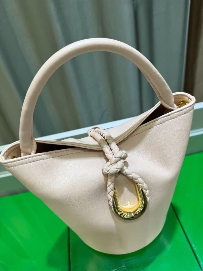 Genuine Leather Bucket Bag