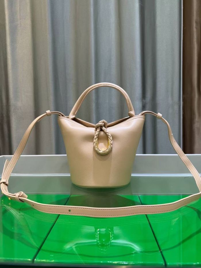 Genuine Leather Bucket Bag