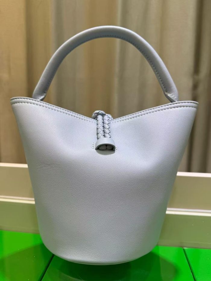 Genuine Leather Bucket Bag