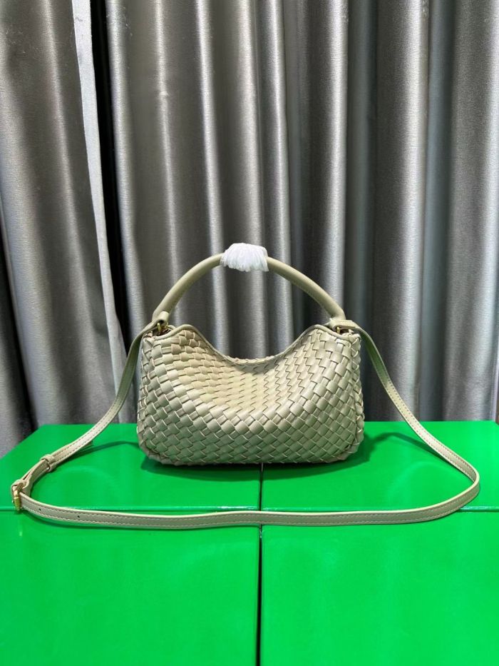Genuine Leather Woven Bag 25x14x8cm