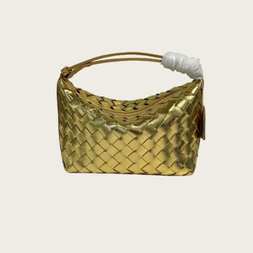 Leather Woven Tote Bag 23x13x10cm