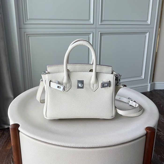 20cm Togo Leather Top Handle bag