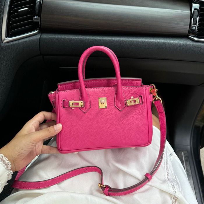 20cm Togo Leather Top Handle bag