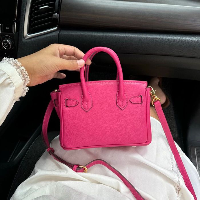 20cm Togo Leather Top Handle bag