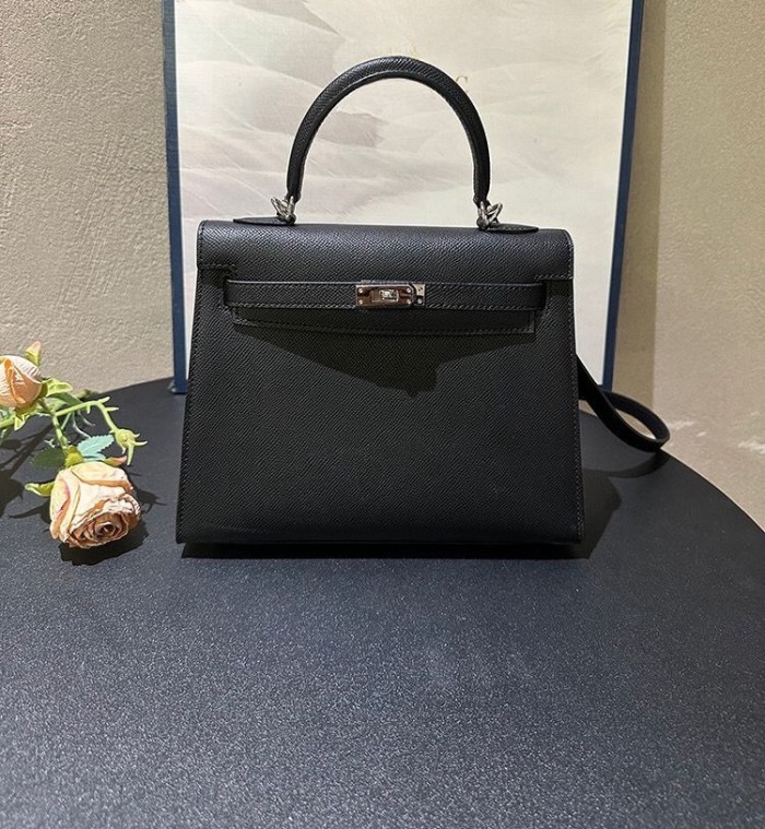 Epsom Leather Tote Shoulder Bag