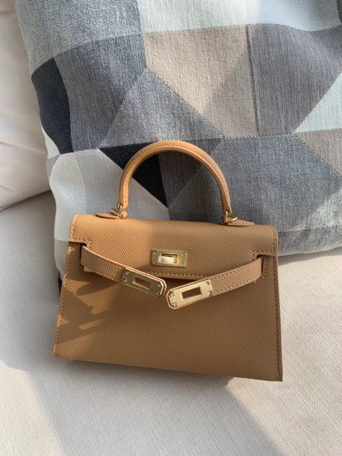 Epsom Leather Tote Shoulder Bag