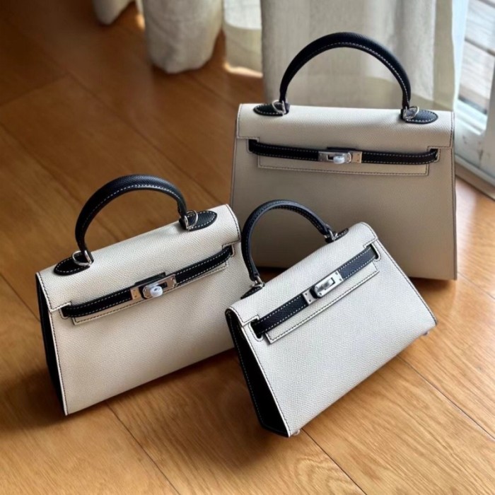 Epsom Leather Tote Shoulder Bag