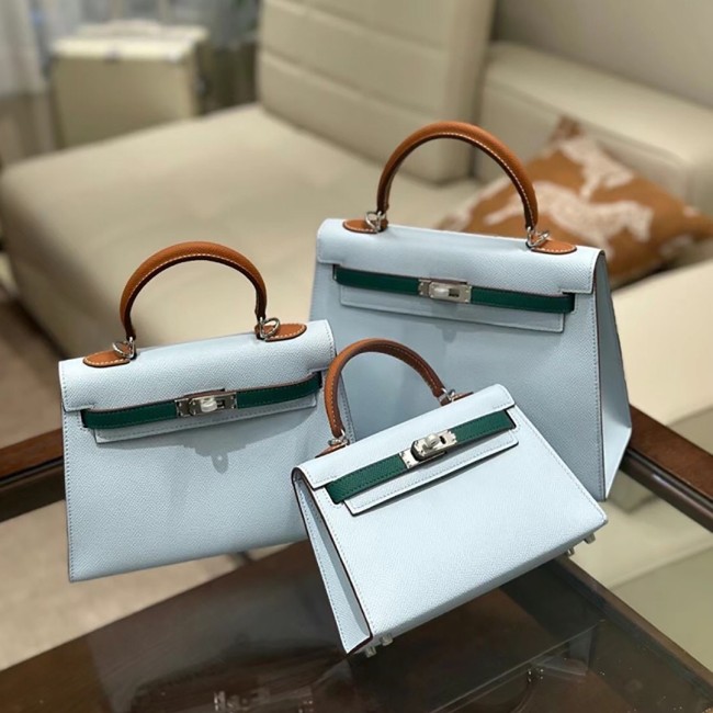 Epsom Leather Tote Shoulder Bag