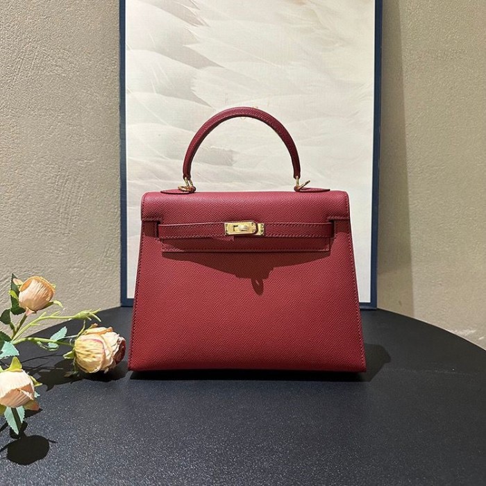Epsom Leather Tote Shoulder Bag