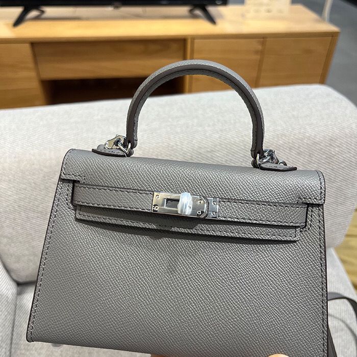 Epsom Leather Tote Shoulder Bag