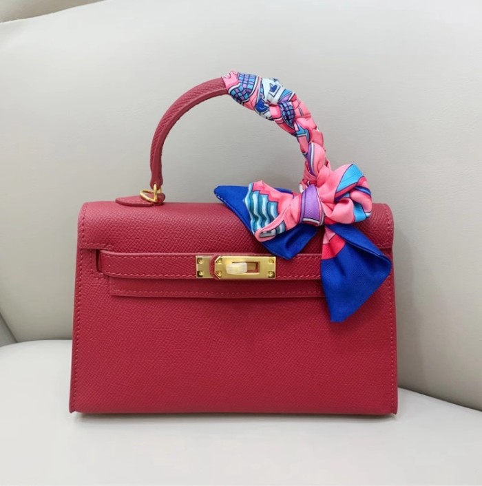 Epsom Leather Tote Shoulder Bag
