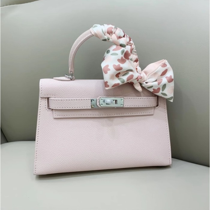 Epsom Leather Tote Shoulder Bag