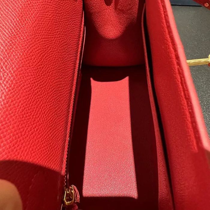 Epsom Leather Tote Shoulder Bag