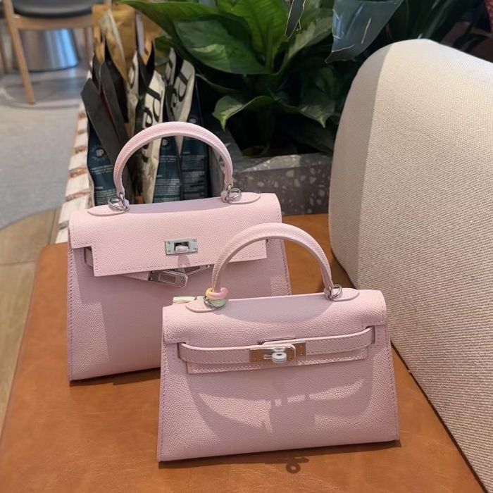 Epsom Leather Tote Shoulder Bag
