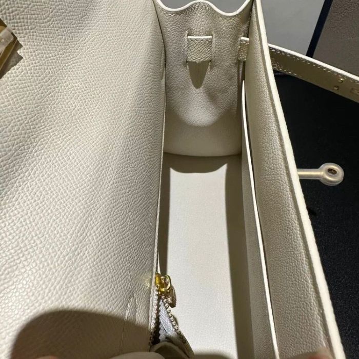 Epsom Leather Tote Shoulder Bag