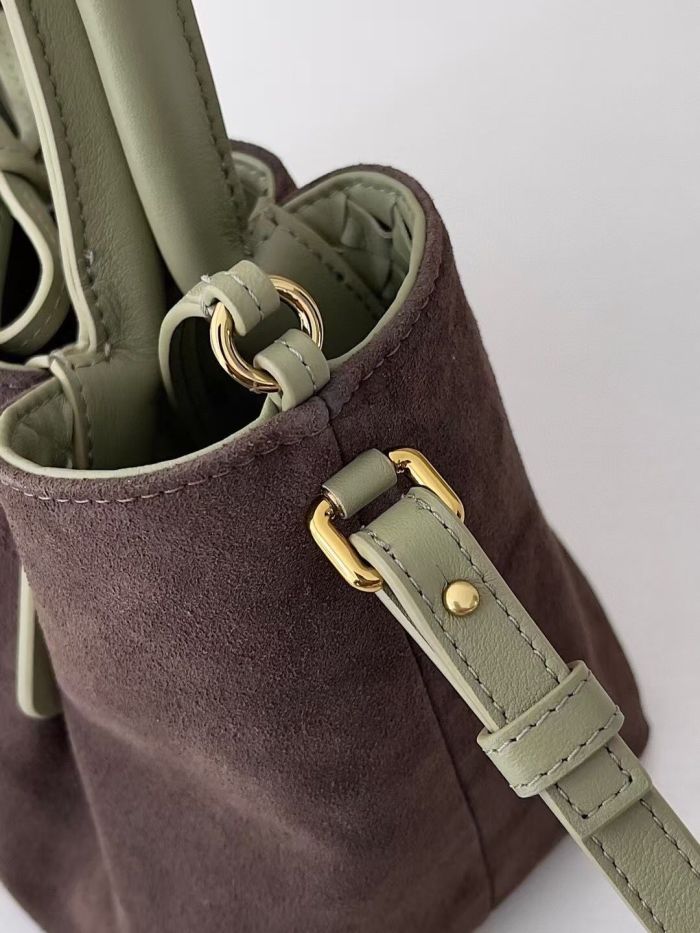 Woven Genuine Leather Tote Shoulder Bag