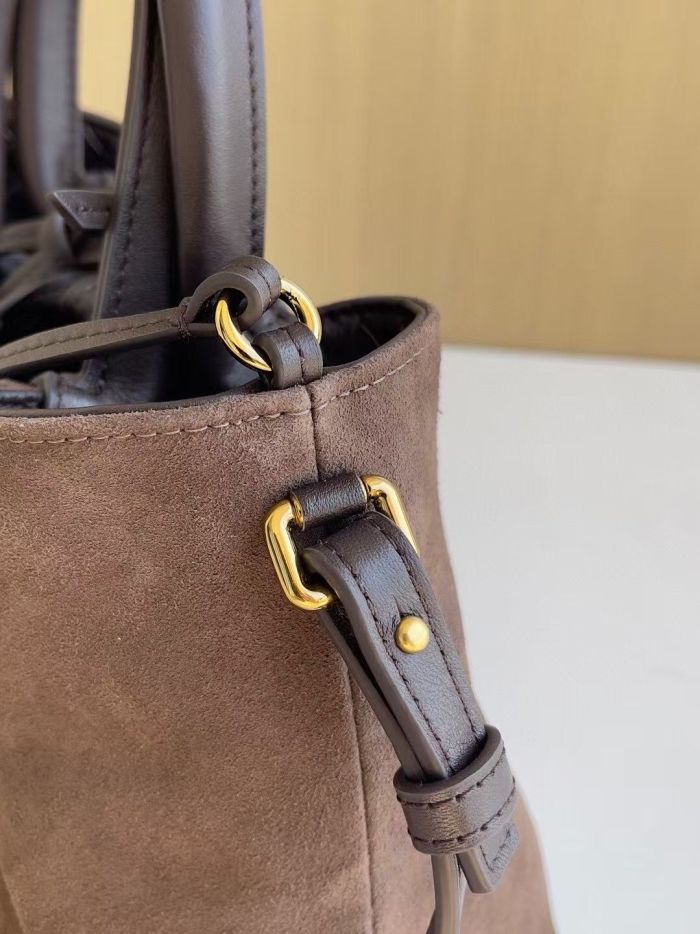 Woven Genuine Leather Tote Shoulder Bag