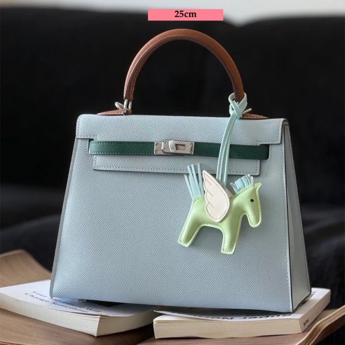 Epsom Leather Tote Shoulder Bag
