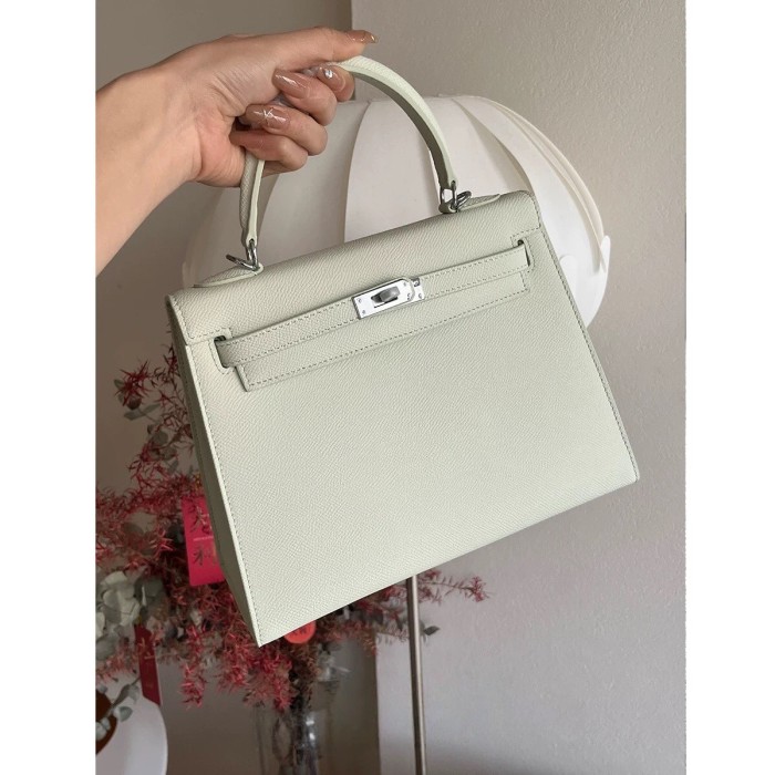 Epsom Leather Tote Shoulder Bag
