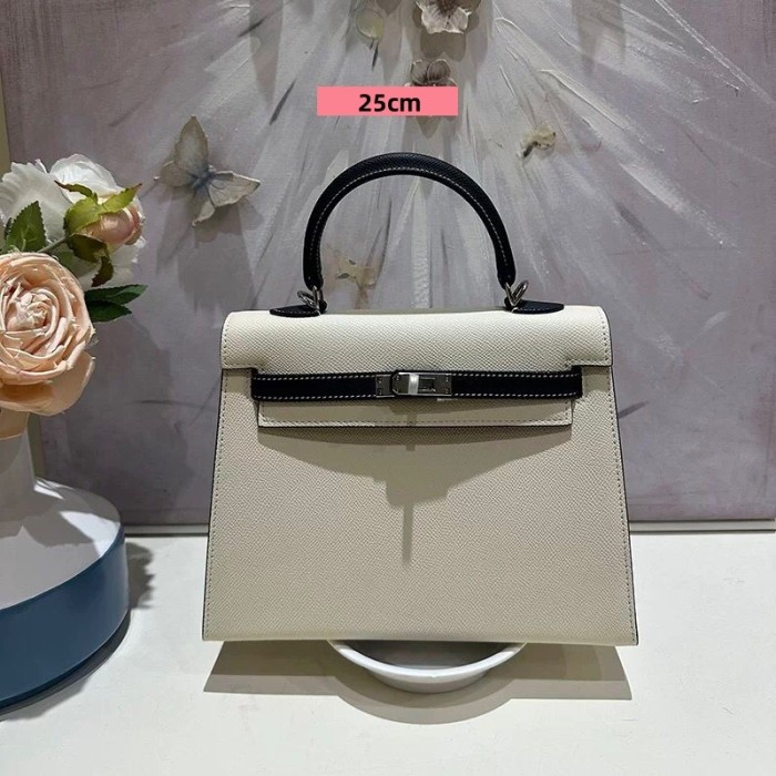 Epsom Leather Tote Shoulder Bag