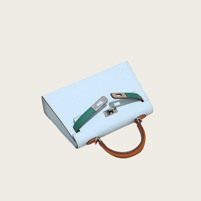 Epsom Leather Tote Shoulder Bag
