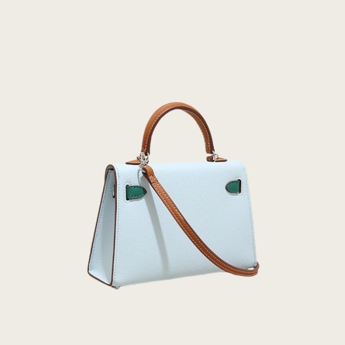 Epsom Leather Tote Shoulder Bag