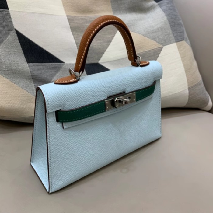 Epsom Leather Tote Shoulder Bag
