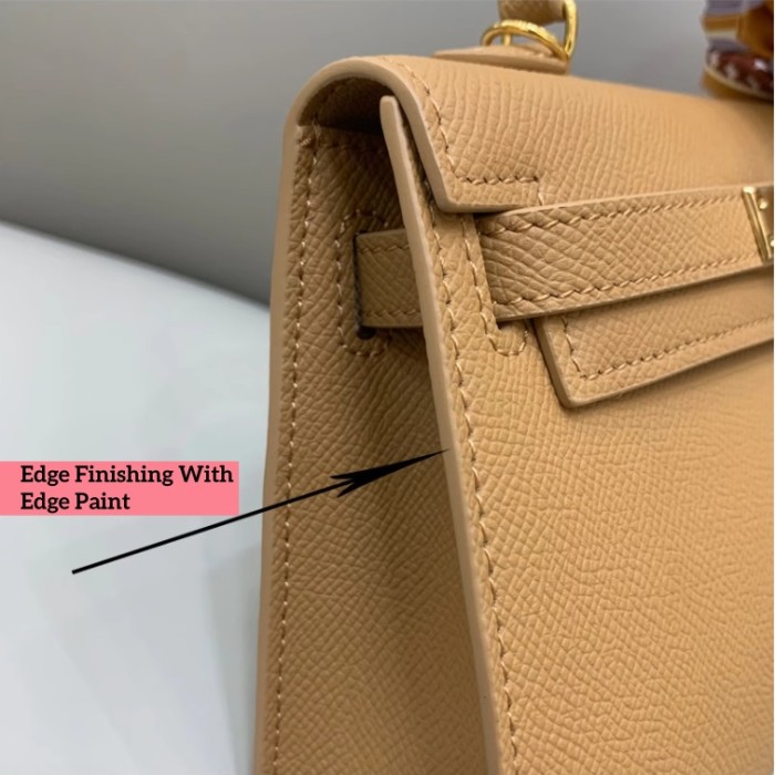 Epsom Leather Tote Shoulder Bag