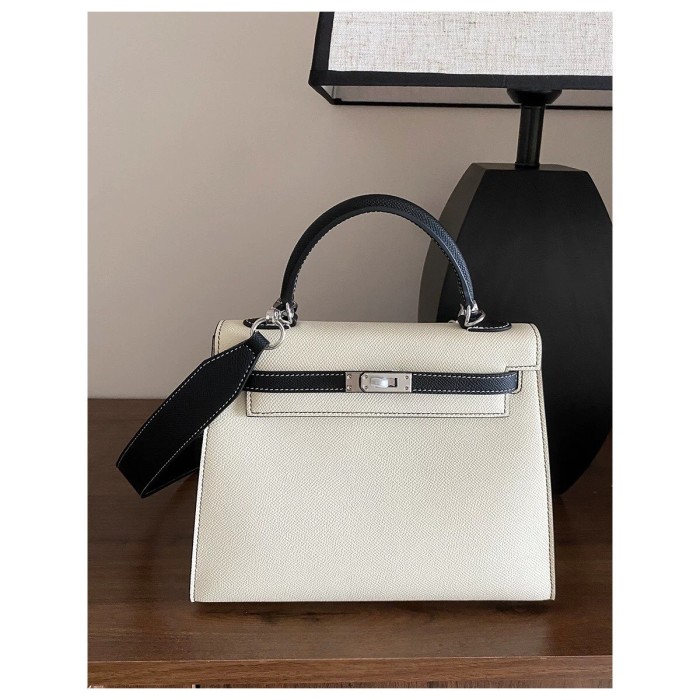 Epsom Leather Tote Shoulder Bag