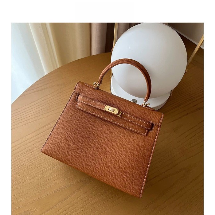 Epsom Leather Tote Shoulder Bag