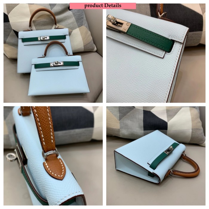 Epsom Leather Tote Shoulder Bag