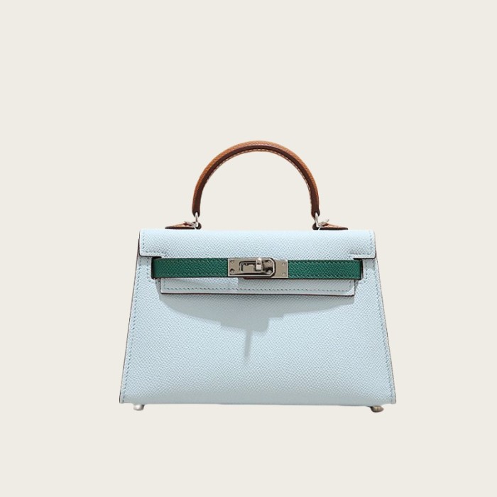 Epsom Leather Tote Shoulder Bag